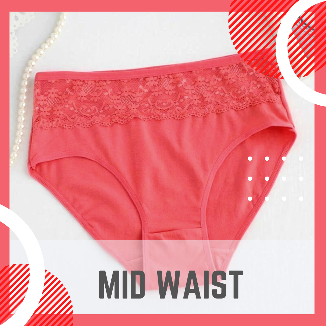 MID WAIST COTTON UNDERWEAR (566)